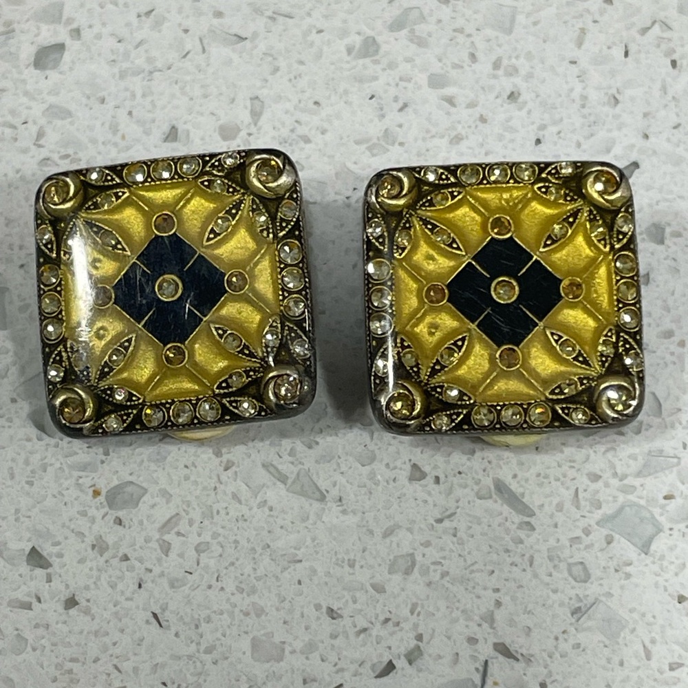 Vintage Earrings Art Deco